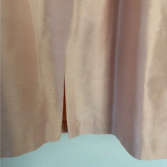 Elegant Easter Skirt Maggie London Classic Pink Women’s 100% Silk Midi Skirt 18 - Picture 5 of 5